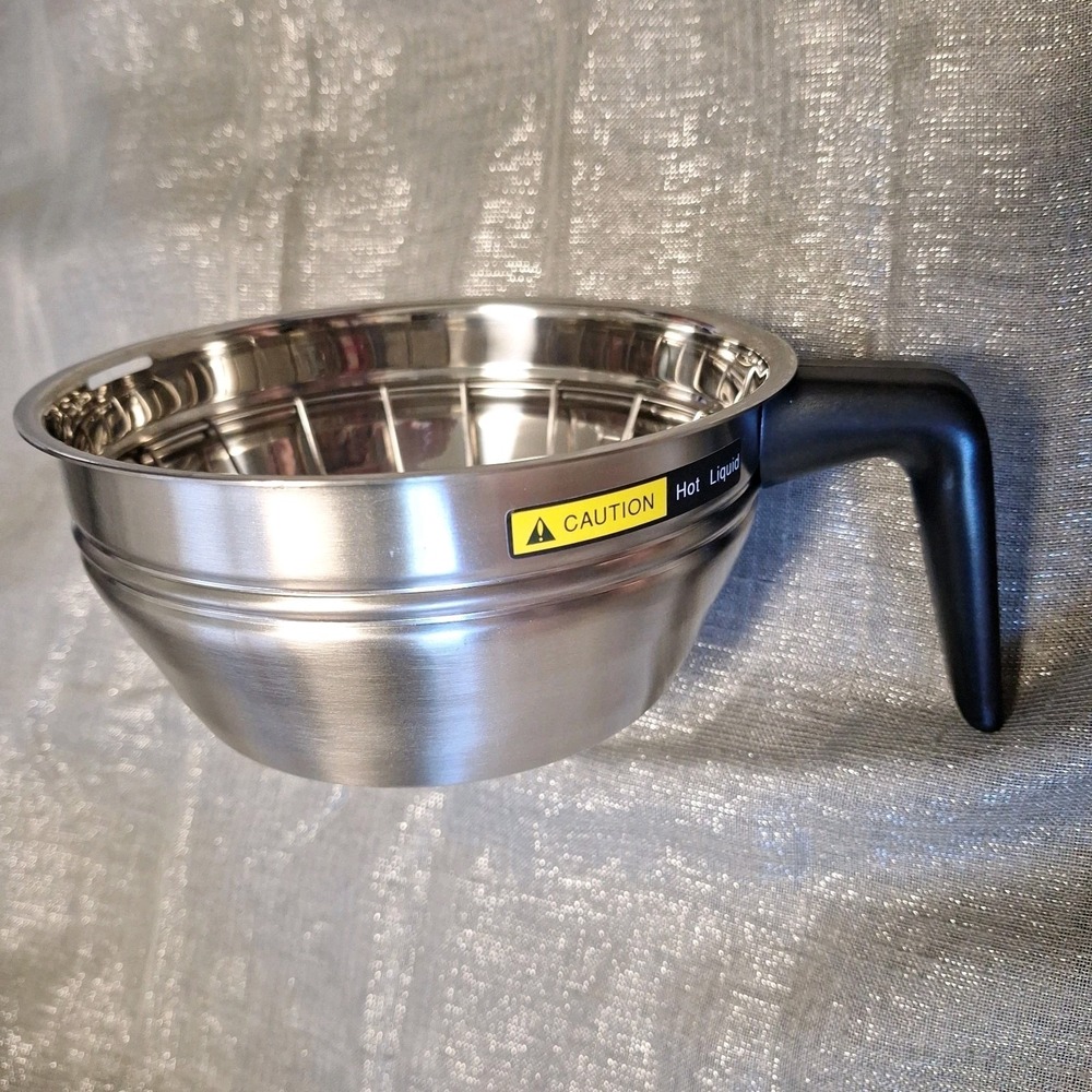 7" Coffee Replacement Stainless Brew Funnel Basket Splashguard Filter Commercial